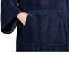 PAVILIA Premium Fleece Blanket with Sleeves for Women Men Adult,