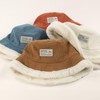 CHOK.LIDS Reversible Fur Bucket Hat Elegant Fuzzy Bucket Hat Corduroy