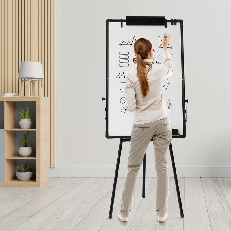 Tripod Writing Board Flip Chart Tripod Whiteboard 91 x 61