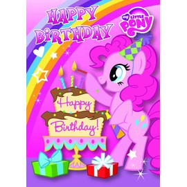 My Little Pony MP020 "Wishing Your Day is Full of Fun!" Greeting Card