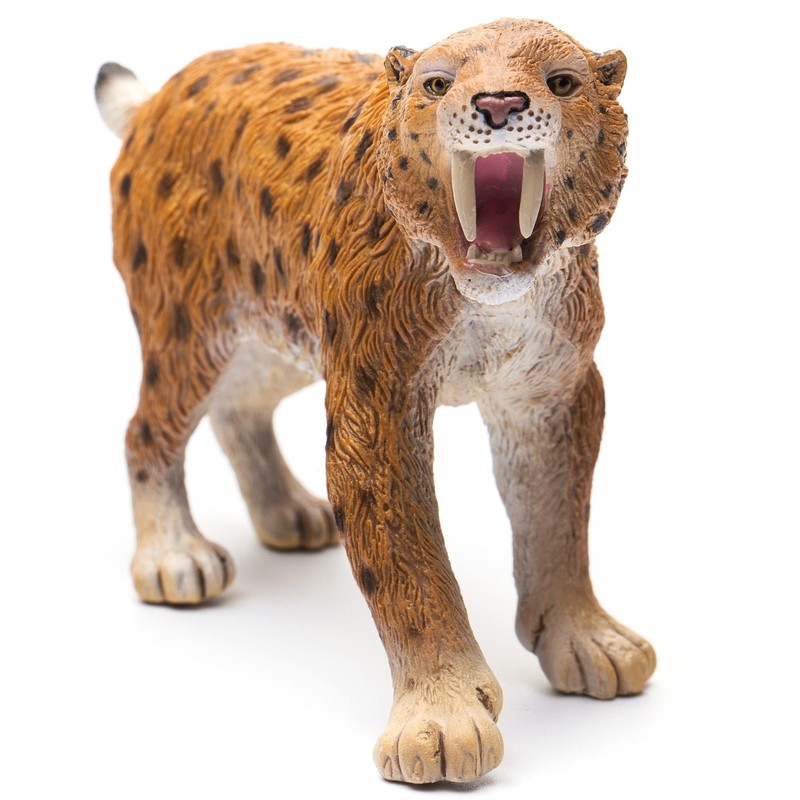 Collecta 88715 Smilodon Dinosaurier Spielzeug, braun, S