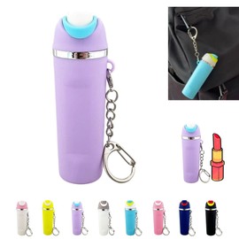 Ashflarerum Mini Water Bottle Keychain For Owala Chapstick Holder, Lip Balm Pill For Owala Key chain, Cute Cup Mini Tumbler Keychain
