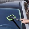 Lecctso Windshield Cleaner, Window Cleaner Tool, Microfiber Window Cleaning Tool
