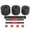 Adjustable Dumbbell Set, 5-44 lbs Free Weight Set with Connector