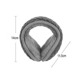 OFKPO Winter Knit Foldable Adjustable Ear Warmer Earmuffs Ear Winter Warmers for Men Women (Grey)