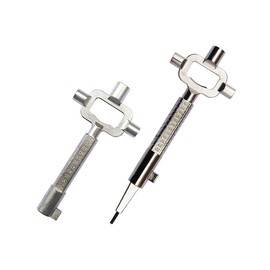Anlising 2PCS Universal Construction Key, Building Universal Key, 6 in 1 Construction Master Key, Architect Key, Multifunctional Construction Key, Construction Site Key, for Angle Measurement