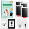 Nabance Baby Hand and Footprint Kit, Newborn Inkless Hand and