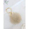 Lala 마이아 밍크털 키링참장식-L베이지(MAIAKR002) Maia Mink Fur Keychain Decoration -