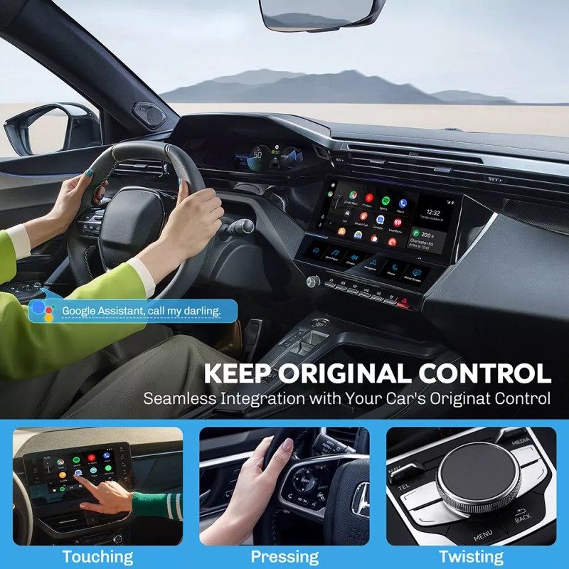 MMB Android Auto Wireless Adapter Mini Android Auto Dongle for