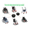 Wheelchair Dust Cap,STDS1051,A1870,D25-4551,Dust Cap for Front Fork Housing on Wheelchair,Wheelchair