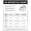 ILM Motorcycle Dual Visor Modular Flip up Full Face Helmet