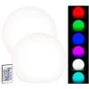 Lunartec Solar Balls: Set of 2 Solar LED Light Balls