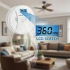 Compact Carbon Monoxide Alarm for Kitchens - 85 dB Sound,