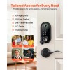 Electronic Biometric Fingerprint Door Lock Set Keyless Entry & Auto-Locking