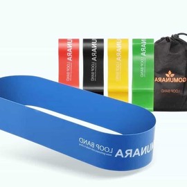 Fitness Accessory Exercise Band Set 5 Types, 5 Set for home workouts, training and recovery, portable sports and gear, Everyday Use, Travel, Home or, Option 1