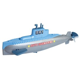 JTLB Clockwork Submarine Clock Movement Submarine RC Mini Warship Children's Clock Movement Water Toy for Children Swimming Pool Bathroom Shower Toy