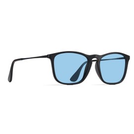 Berikin Sunglasses, Ultra Lightweight 0.6 oz (19 g), Polarized Lenses, UV 400, UV Protection, Erica, Sunglass for Men Women, Black (Glossy) * Light Blue