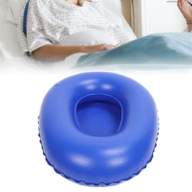 ZJchao Baño Portátil Orinal de Cabecera Inodoro, Urinarios de Enfermería para Ancianos Postrados en Cama, Pacientes Postrados en Cama, Inodoros de Cama Inflable