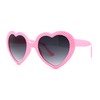 SA106 Polka Dot Print Plastic Heart Shape Cute Womens Sunglasses