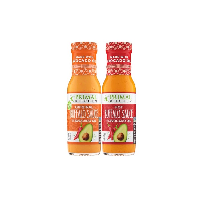 Primal Kitchen Salsa Buffalo Sin Lácteos Variedad Paquete De 2,