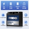 TYKOOL 12180-G LiFePO4 Powersports Battery, 360CCA,8Ah,Built in BMS,Compatible with generator