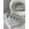 Summer Nail Magnetic Gel Blue Ocean Drop - S-Almond /