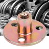Pack of 5 Iron Plate Nuts, Flange Nut, 3 Holes,
