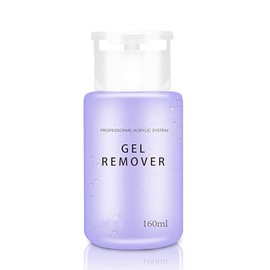 Gel Nagellackentferner, 160ml Nagellackentferner Reiniger - Entfernt von UV Gellack, Nagelspitzen Kunstnagel Acryl