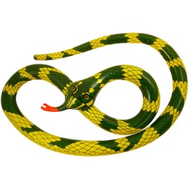 Curly Snake Blow-up Inflatable Animals for Party Decoration Prop or Pool Accessory