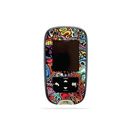 MightySkins Skin Compatible with Accu-Chek Guide - Acid Trippy | Protective, Durable, and Unique Vinyl Decal wrap Cover | Easy to Apply, Remove, and Change Styles | Made in The USA
