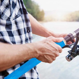 Fishing Rod Grip Wrap | Non Slip Fishing Tube Wrap Waterproof Replacement,Fishing Tube Wrap, Versatile Fishing Rod Tubing Sleeve Multifunctional for Fishing Rod