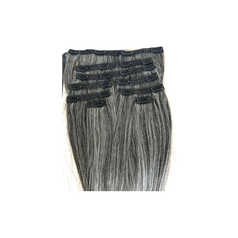 Extensiones Clip Cabello 50% Orgánico 50% Natural 45 Cm Rubio