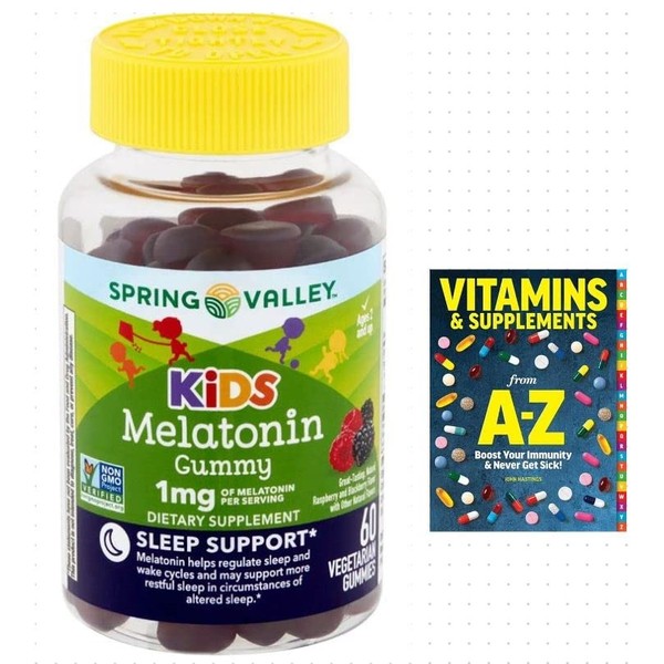 Melatonin for Kids Gummies (1mg) 60 Count - Spring Valley