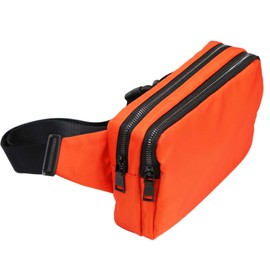 Bum Bag Belt Bag for Men and Women Fashion Waist Bags with Adjustable Buckle Strap for Dog Walking Running Hiking Jogging, orange