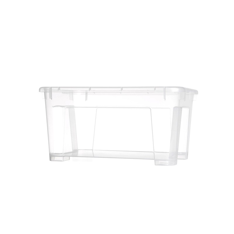 Samla Storage Box 22 Litres with Lid - Stackable Transparent