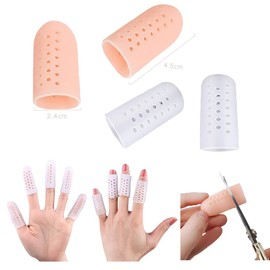 Toe Toe Toe Cap Toe Protection Cap Toe Impact Toe Protective Cap Protector 2 Colors 4 Piece Set Soft Toe Protection Finger Sack Shock Absorption Gel Cushion Toe Protector Shoe Rubbing Toe Protective