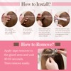 Benehair Tape in Hair Extensions Human Hair Invisible Skin Weft