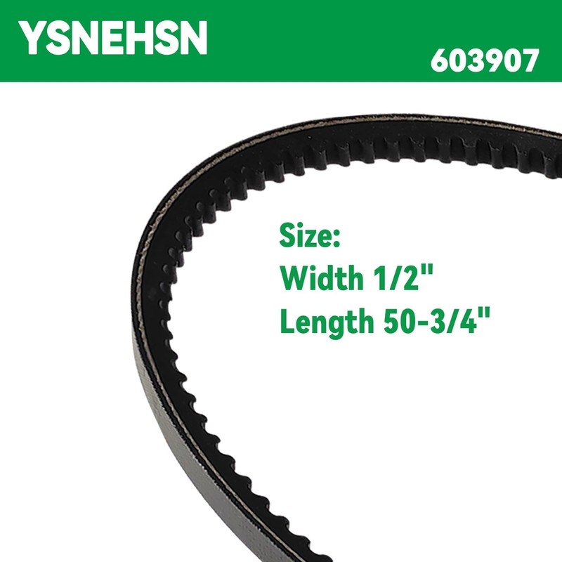 603907 Lawn Mower Drive Belt Fits for Hustler Raptor, Raptor
