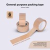 K-One Brown Buff Packing Parcel Tape 48mm x 66m (Pack