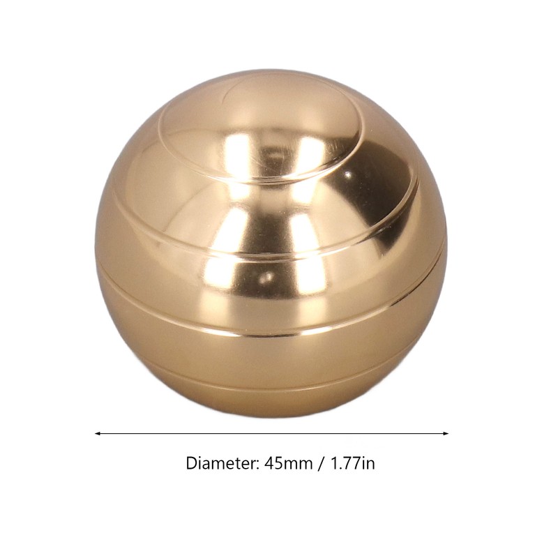 45mm Diameter Gyroscope Ball Alloy Rotating Anxiety Relief Fingertip Decompression