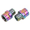 Bicycle Pedal Extender Titanium Alloy Bike Pedal Extension Shaft for