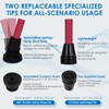 WLKPAL Adjustable & One-Button Folding Walking Cane for Women &