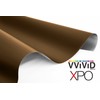 VViViD XPO Matte Brown Vinyl Wrap Roll with Air Release