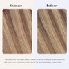 Sassina Extensiones de Cabello con Alambre Invisible, Cabello Humano Real,