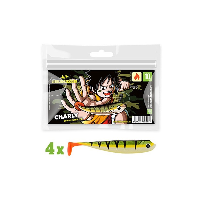 Lieblingsköder Rubber Fishing Bait for Perch Zander Pike 10 cm,