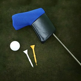 Golf Putter Headcover | Soft Club Cover | L Shaped Golf Putter Protective Cover, Golf Headcovers for Golfer, Golf Lovers, Fits Most Irons