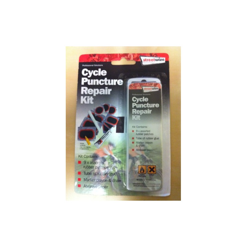 Streetwize Cycle Puncture Repair Kit for Bicycles/Bikes
