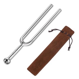 EUYKQNOI Tuning Fork 440 Hz 440 Hz Stainless Steel Tuning Fork with Fleece Drawstring Bag for Standard Instruments Violins Guitar Tuner Equipment