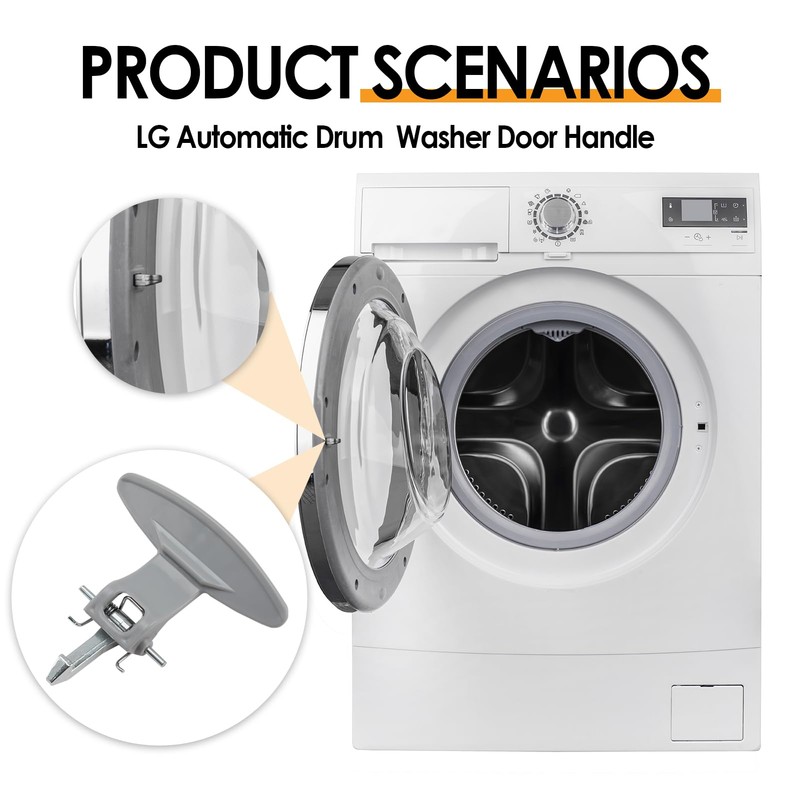 LG Washing Machine Complete Door Handle Replacement Kit for Washing