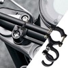 Aluminum Alloy Motorcycle Hook Black Motorcycle Helmet Holder Hook Handlebar